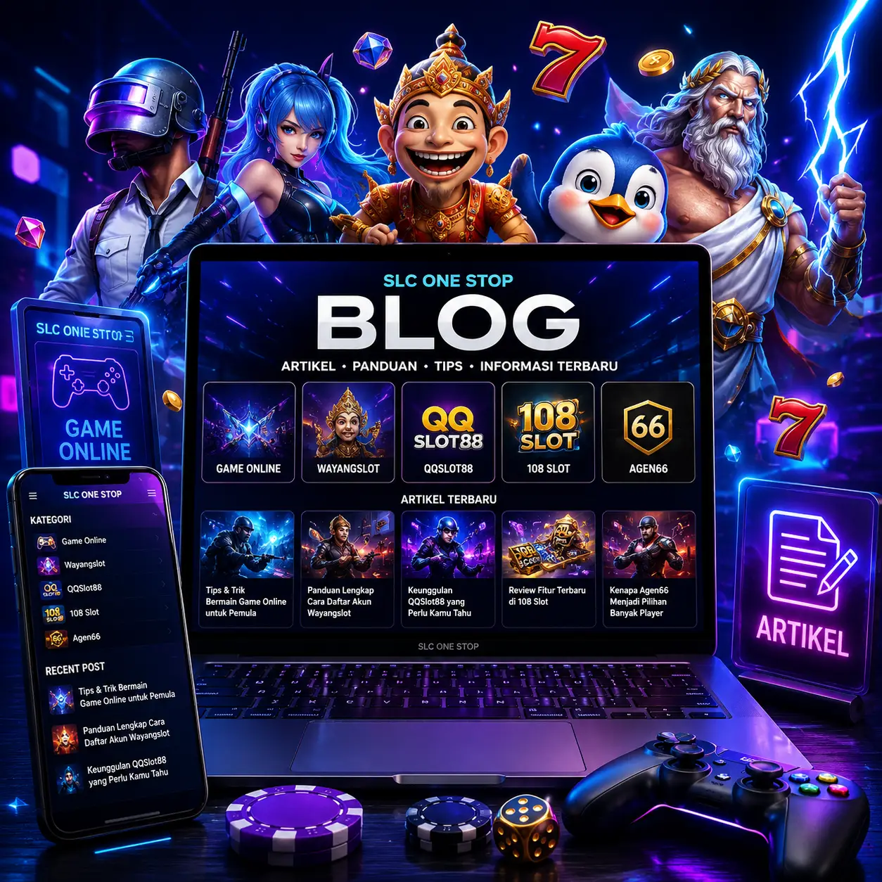 Kumpulan artikel dan panduan game online di Blog SLC One Stop